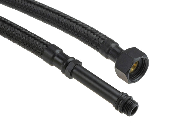 Wężyk przyłączeniowy do baterii stojących - 40 cm Czarny Mat