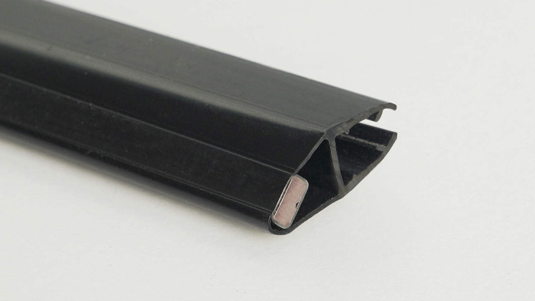 Uszczelka magnetyczna do kabin Kerria Plus - 1 szt. Czarny Mat