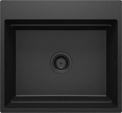 Zlewozmywak granitowy magnetyczny 1-komorowy Magnetic Grafit Metalik