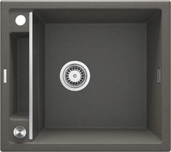 Zlewozmywak granitowy magnetyczny 1-komorowy Magnetic Antracyt