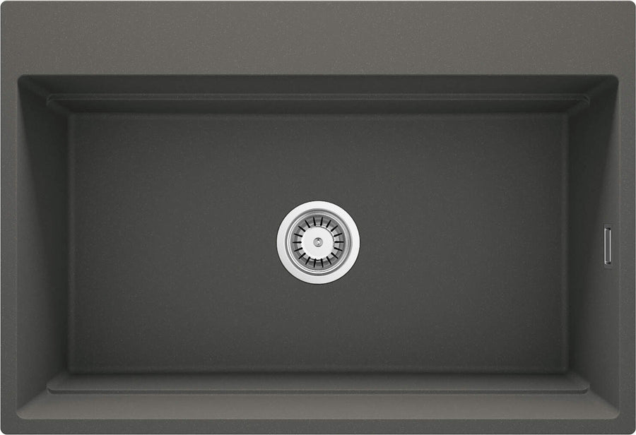 Zlewozmywak granitowy magnetyczny 1-komorowy Magnetic Antracyt
