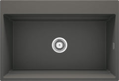 Zlewozmywak granitowy magnetyczny 1-komorowy Magnetic Antracyt