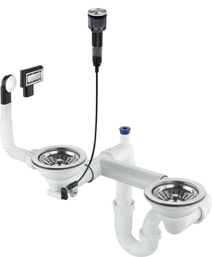 Syfon do zlewozmywaka granitowego 1.5- i 2-komorowego - Space-Saver Space-Saver Stalowy
