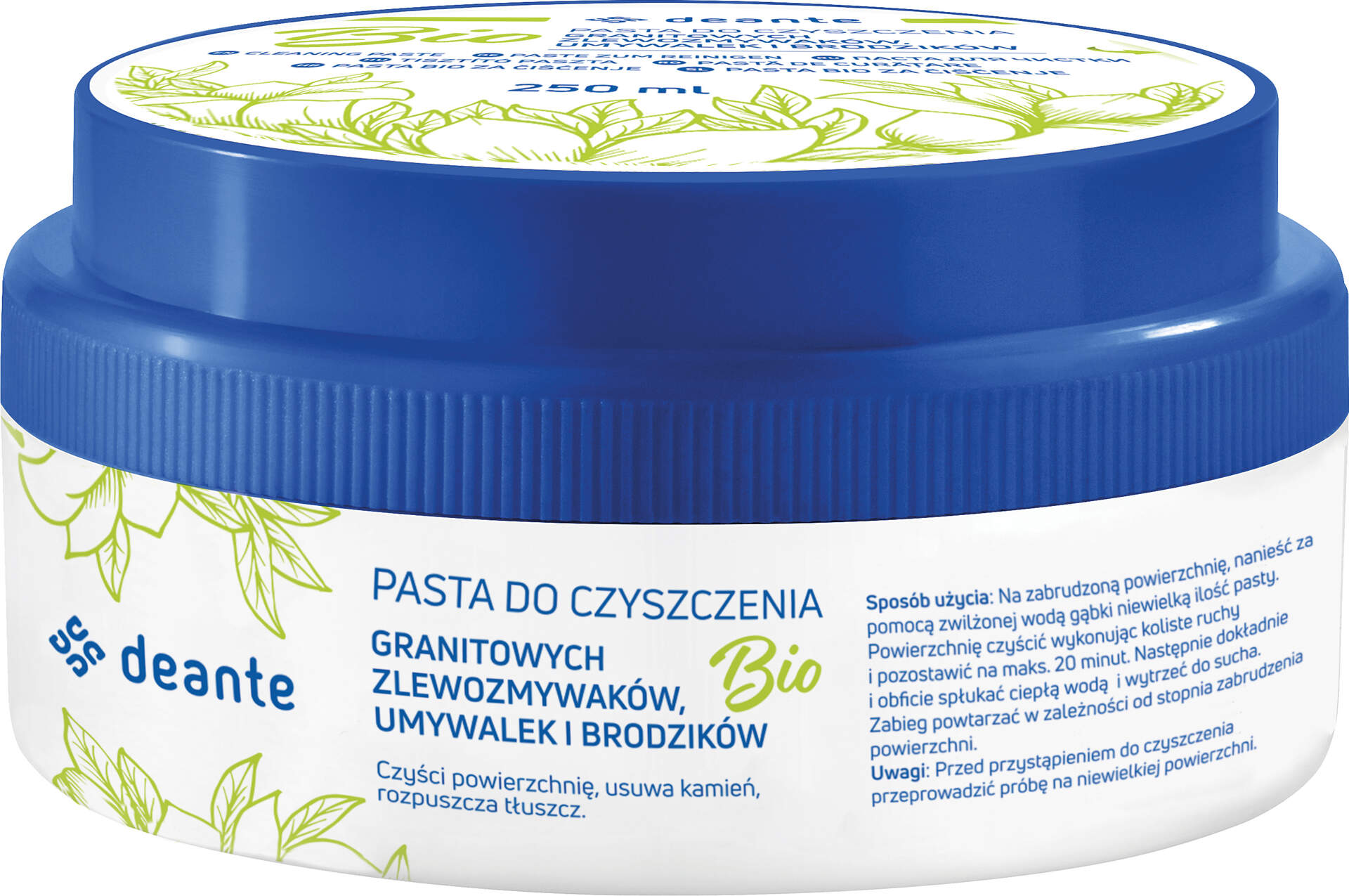 Pasta do czyszczenia zlewozmywaków, umywalek i brodzików granitowych — HomeSanit